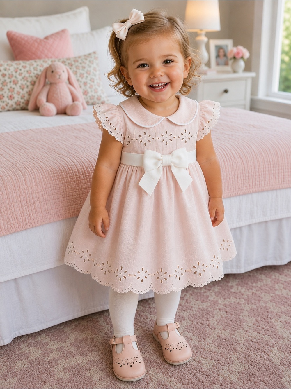 Angel Dear Pink Mary Jane Shoes for Toddlers